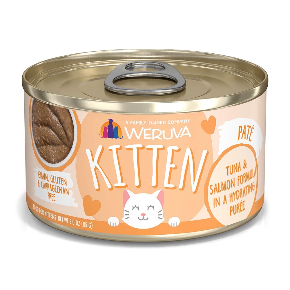 Weruva Kitten Tuna & Salmon Formula in a Hydrating Purée, 3 oz.