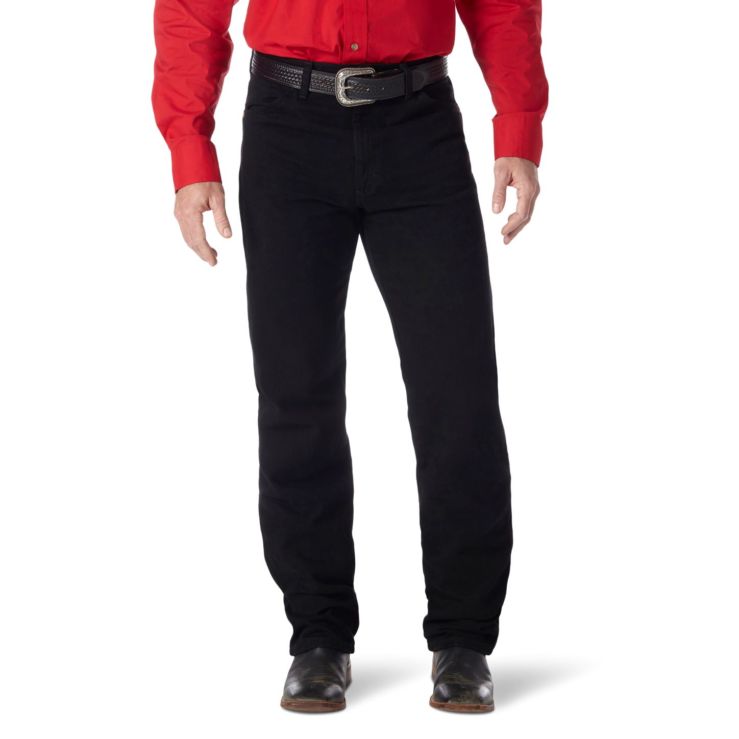 Wrangler Mens Black Cowboy Cut Original Fit