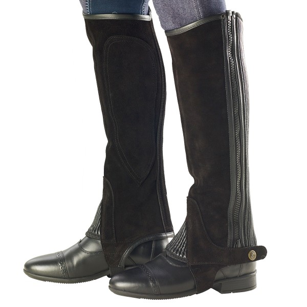 Ovation Ribbed Suede Ladies' Half Chap