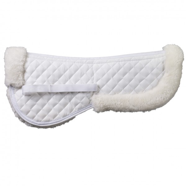 Ovation Syntech Sheepskin Half Pad, White