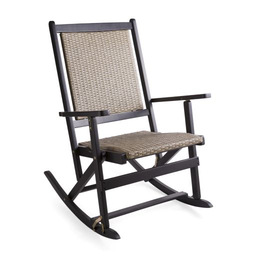 Claytor Folding Eucalyptus Outdoor Rocker