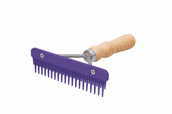 Weaver Mini Fluffer Comb With Wood Handle