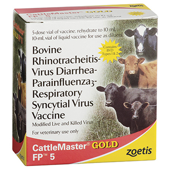 Zoetis Cattlemaster Gold 5 FP, 25 dose