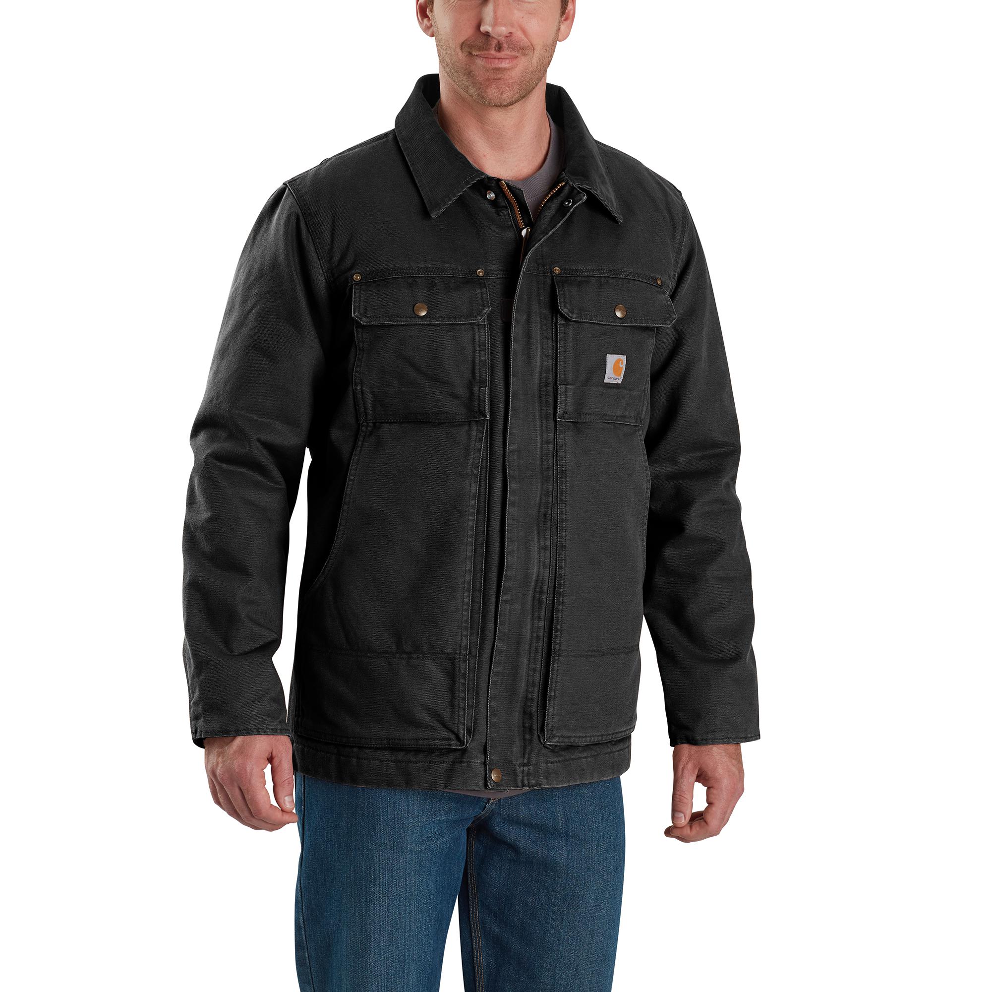 Carhartt Men's Full Swing Relaxed Fit Duck Washed Traditional Coat