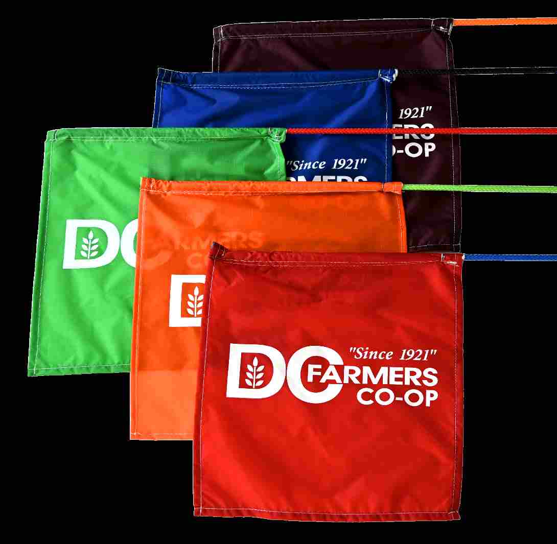DC Co-op Whip Flag, 50"