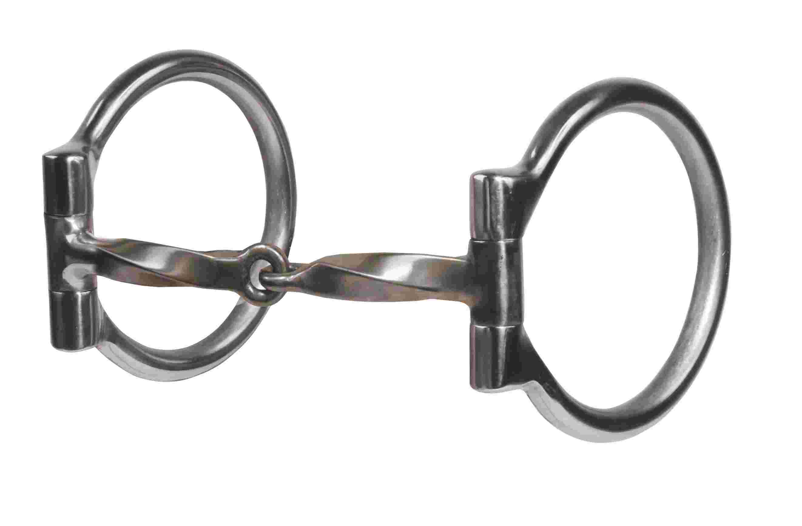 SLOW TWIST D-RING SNAFFLE