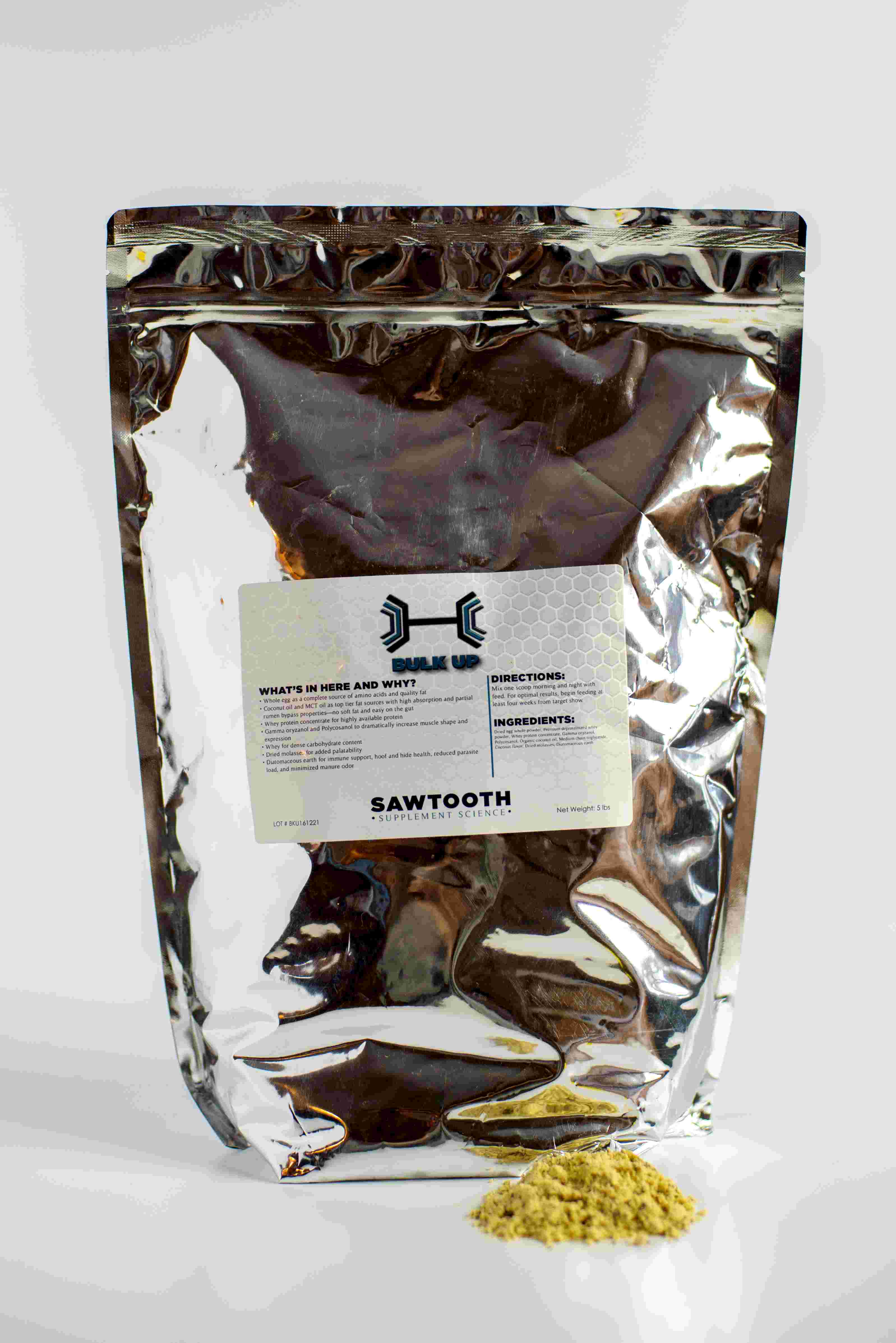 Sawtooth Bulk Up Show Livestock Supplement 5 lb. Foil Bag