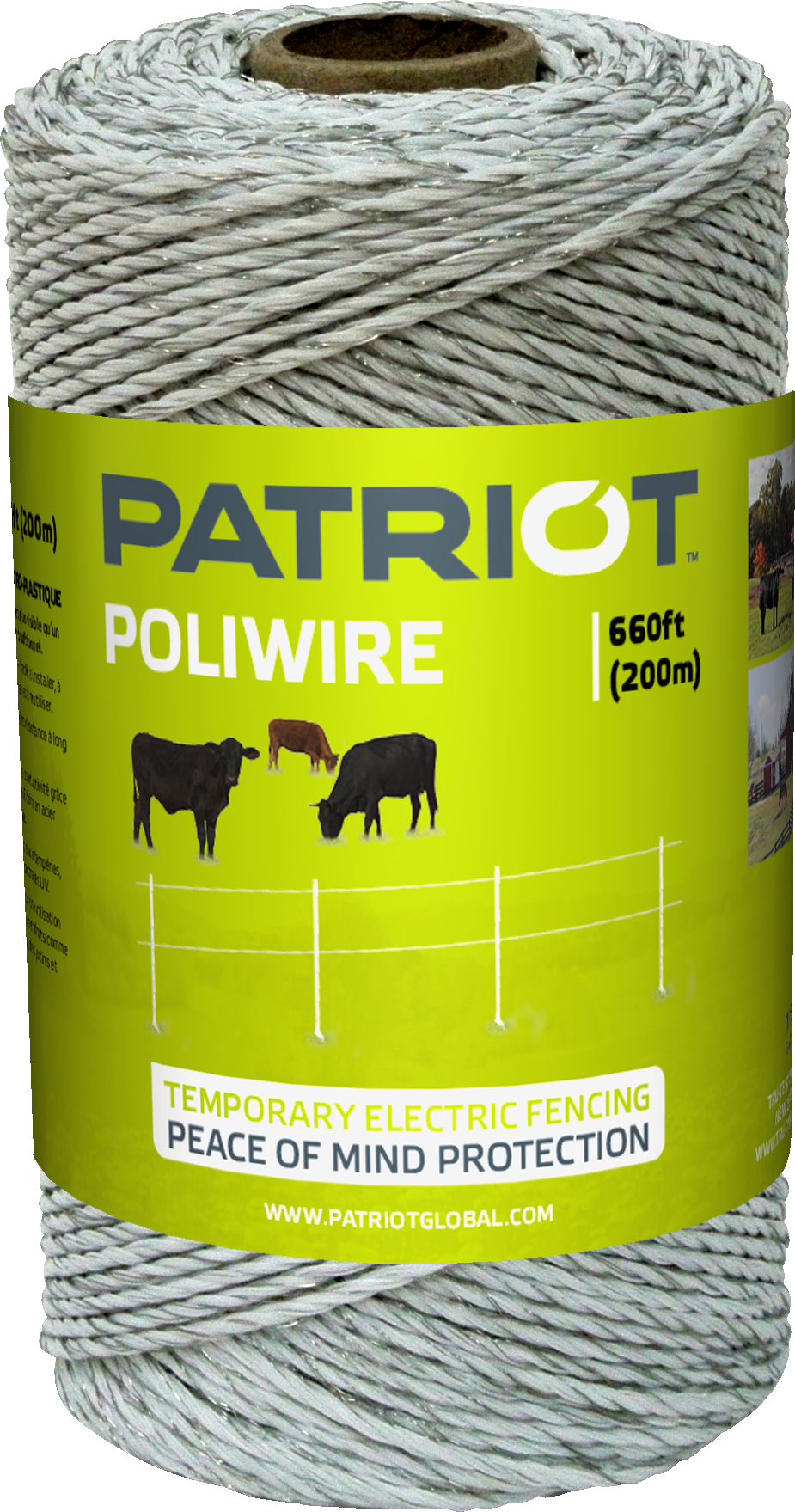 Patriot Poliwire White 660'