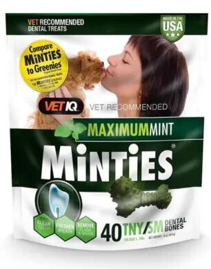 MINTIES DENTAL BONES, 40 TINY/SMALL BONES