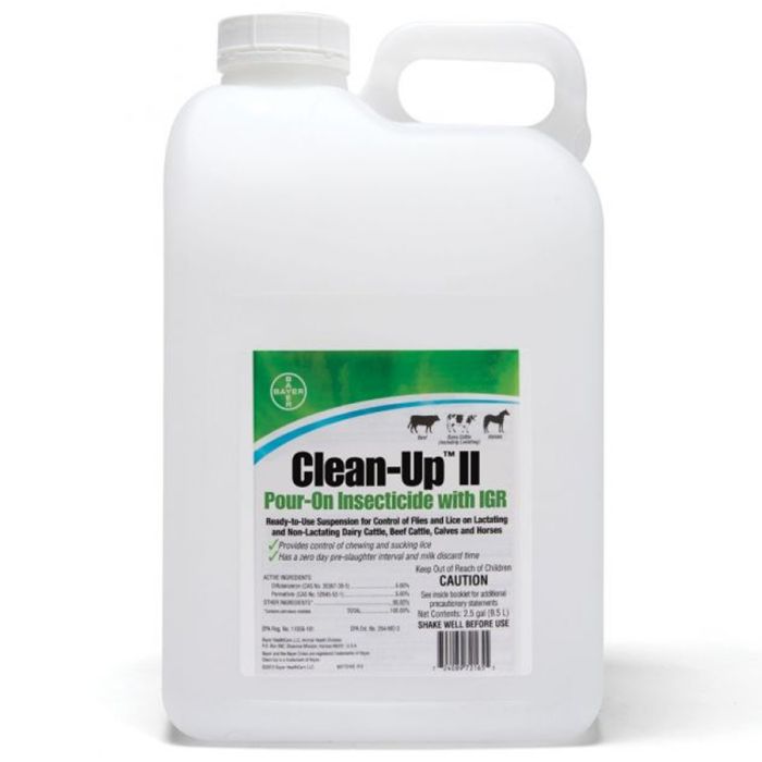 Bayer Clean Up II Pour-On, 2.5 gal
