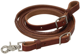 Oiled Round Roper Rein 7'