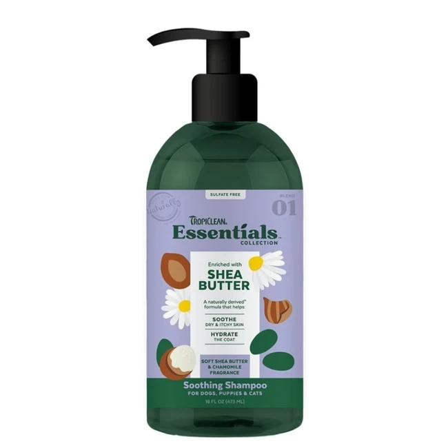 Tropiclean Essentials Shae Butter Shampoo, 16 oz.