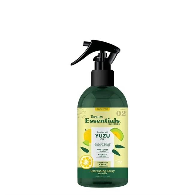 Tropilclean Essentials Yuzu Oil Refreshing Spray, 8 oz.