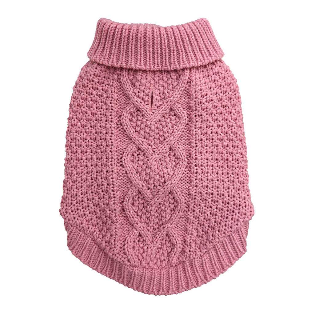 CHUNKY HEART SWEATER