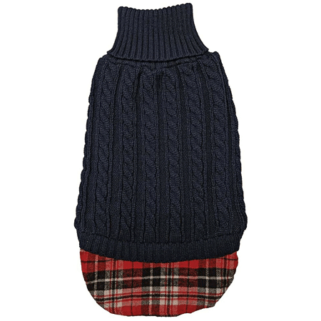 Cable Knit Sweater Shirt