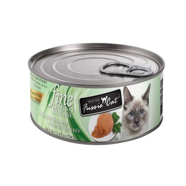 Fussie Cat Fine Dining Mousse Oceanfish with Pumpkin Entrée Cat Food, 2.47oz