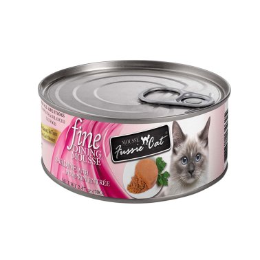 Fussie Cat Fine Dining Mousse Sardine with Pumpkin Entrée Cat Food, 2.47oz