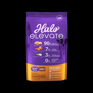 Halo Elevate Grain Free Chicken Recipe Adult Dry Dog Food 3.5lb