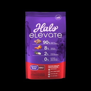 Halo Elevate Grain Free Red Meat Recipe Adult Dry Dog Food 3.5lb