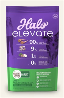 Halo Elevate Dog Healthy Grains Lamb Recipe Dry Food 20 lb