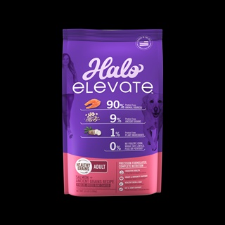 HALO ELEVATE DOG HEALTHY GRAINS SALMON RECIPE DRY FOOD 3.5 LB