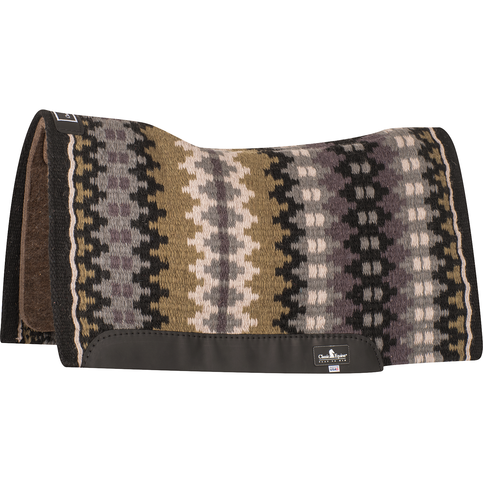 Classic Equine Contour Wool Top Alpaca Saddle Pad