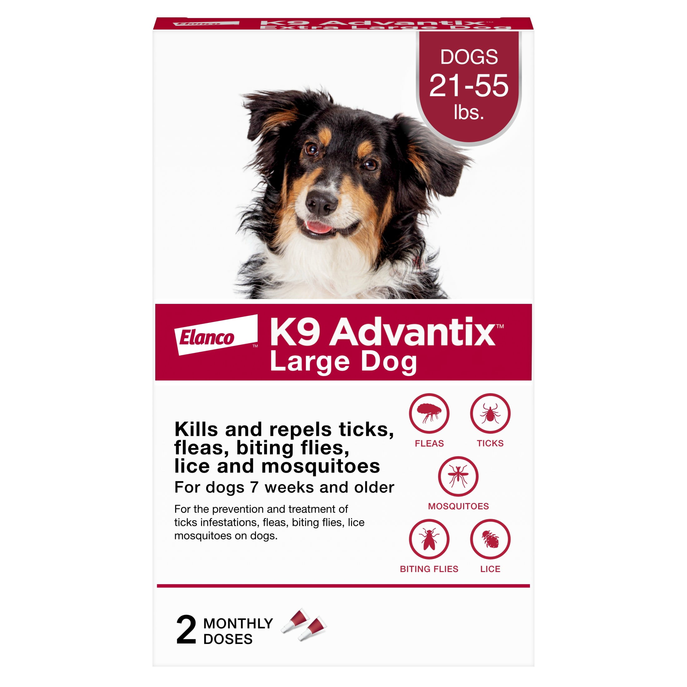 K9 Advantix 21-55# 2dose
