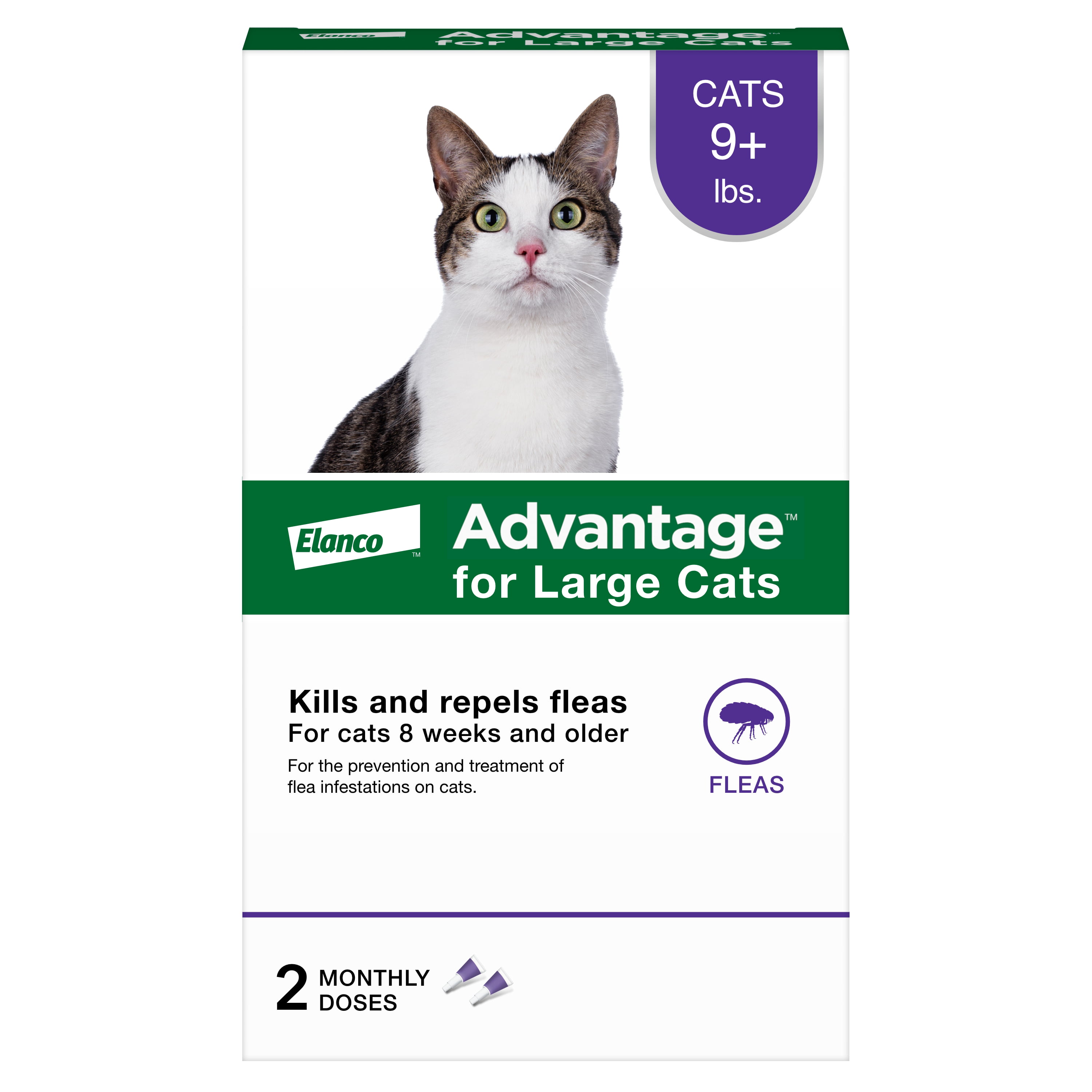 Advantage Cat 9 lb+ 2dose