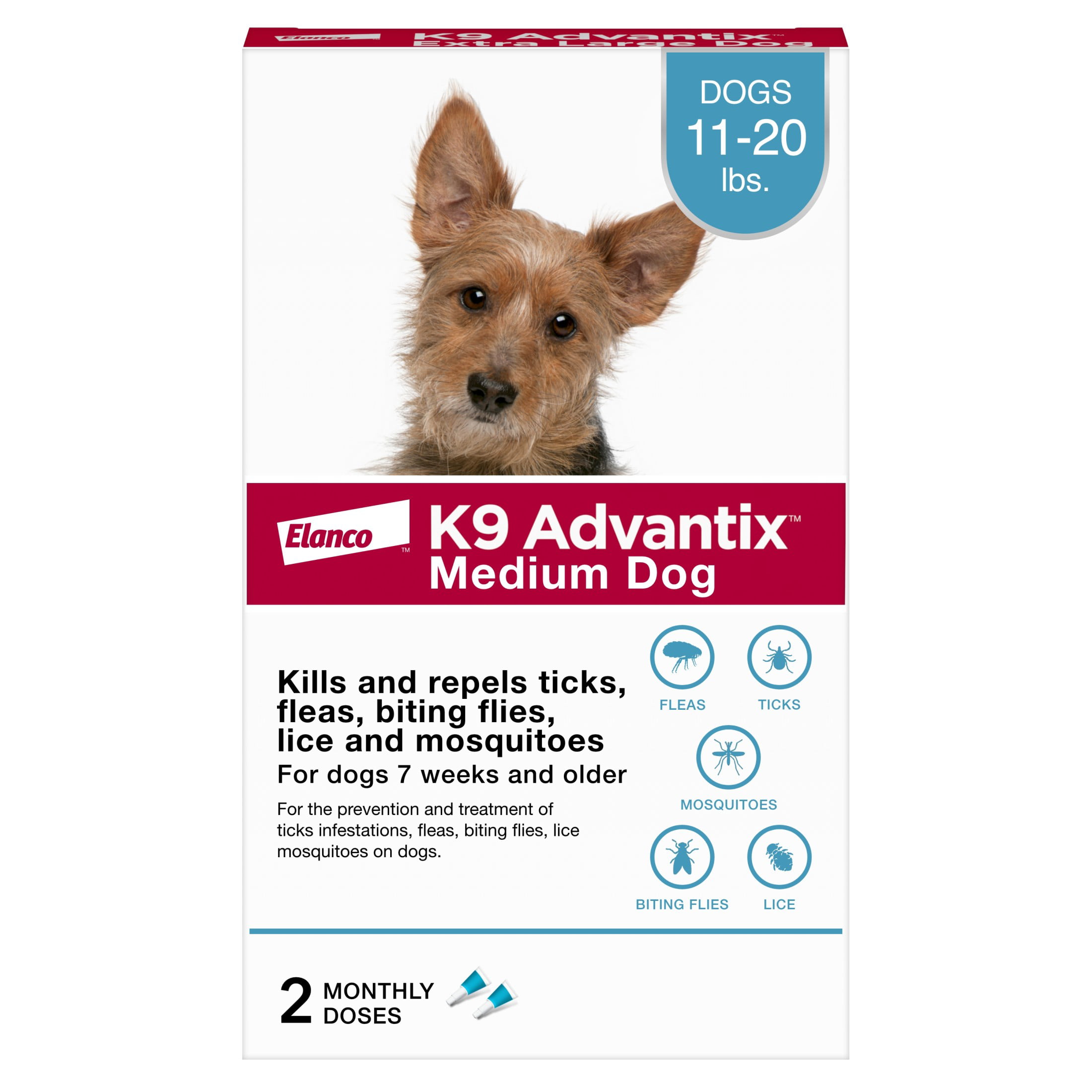K9 Advantix 11-20# 2dose