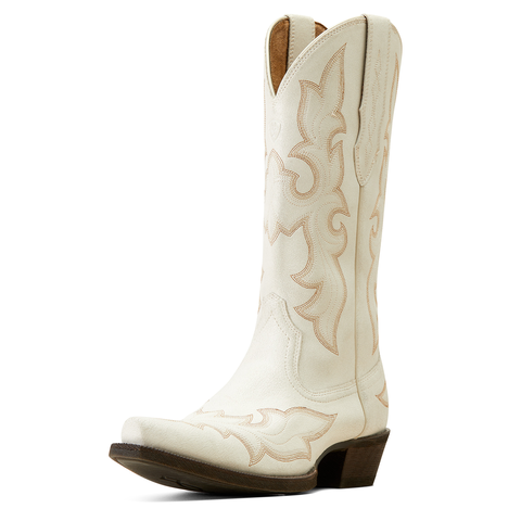 Ariat Women's Jennings Stretchfit Western Boot, Distressed Ivory