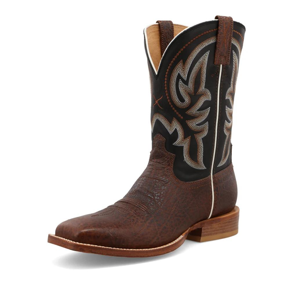 Twisted X Men's Tech X Boot- Elephant Print & Antique Black