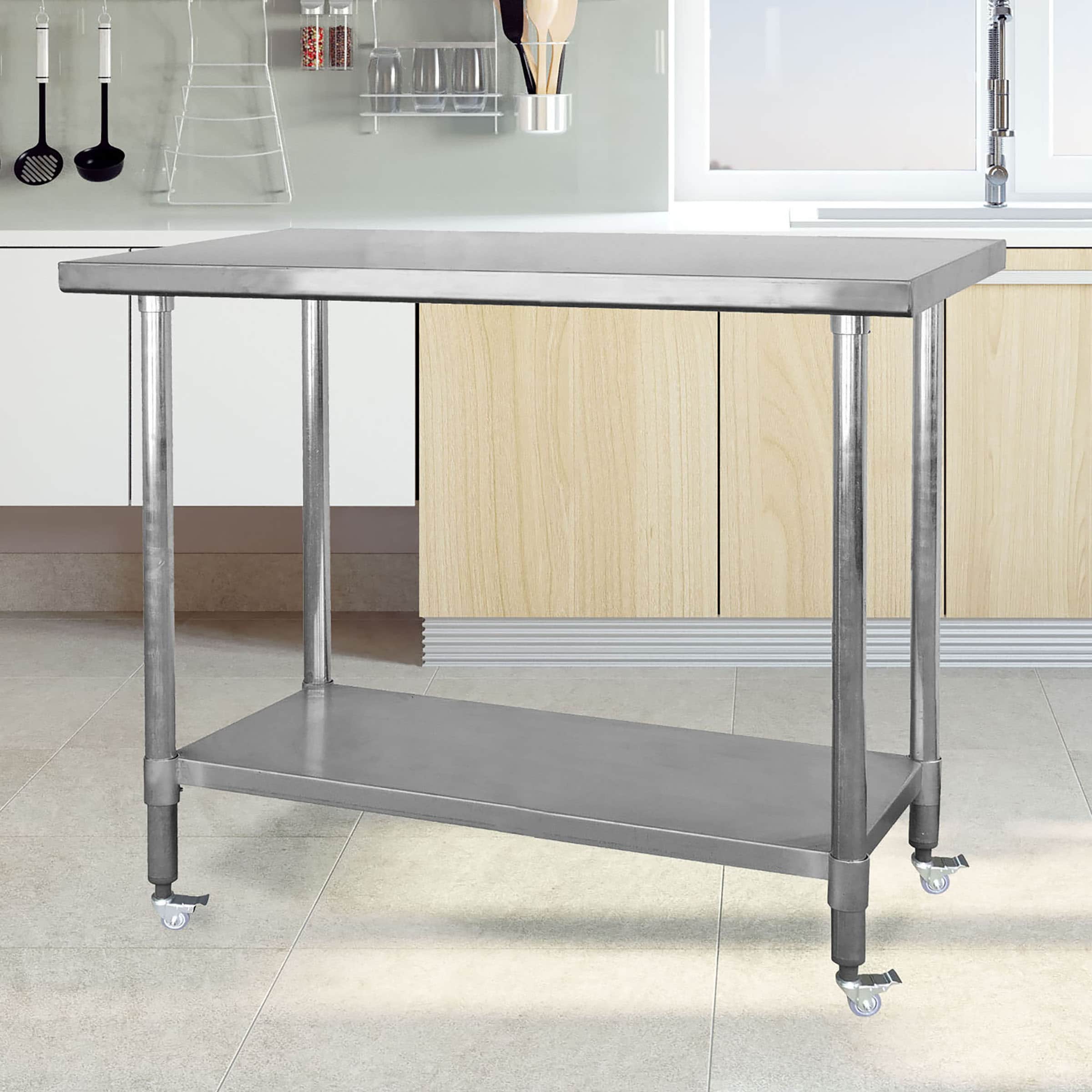 STAINLESS STEEL TABLE 24"X48"
