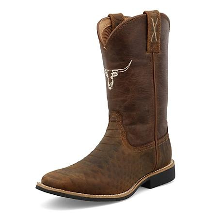 Twisted X Youth Boys Top Hand Tan/Chocolate Western Boot