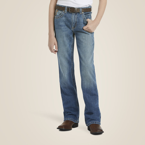 Ariat Boys B4 Relaxed Boundary Boot Cut Jean