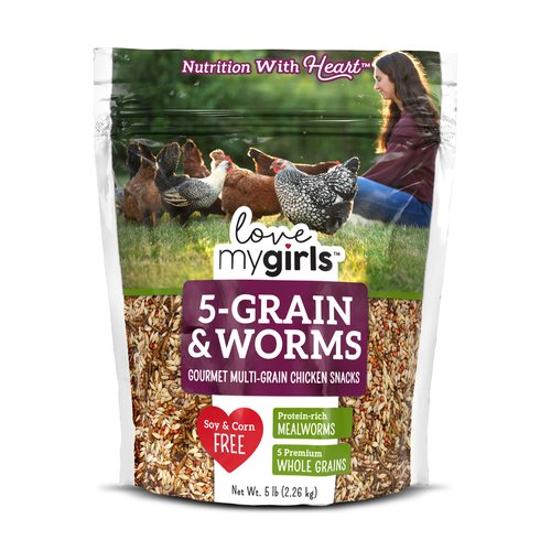 Love My Girls 5-Grain & Worm Hen Treat 5#