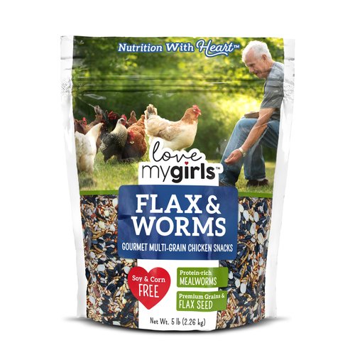 Flax & Worms Corn & Soy Free 5#