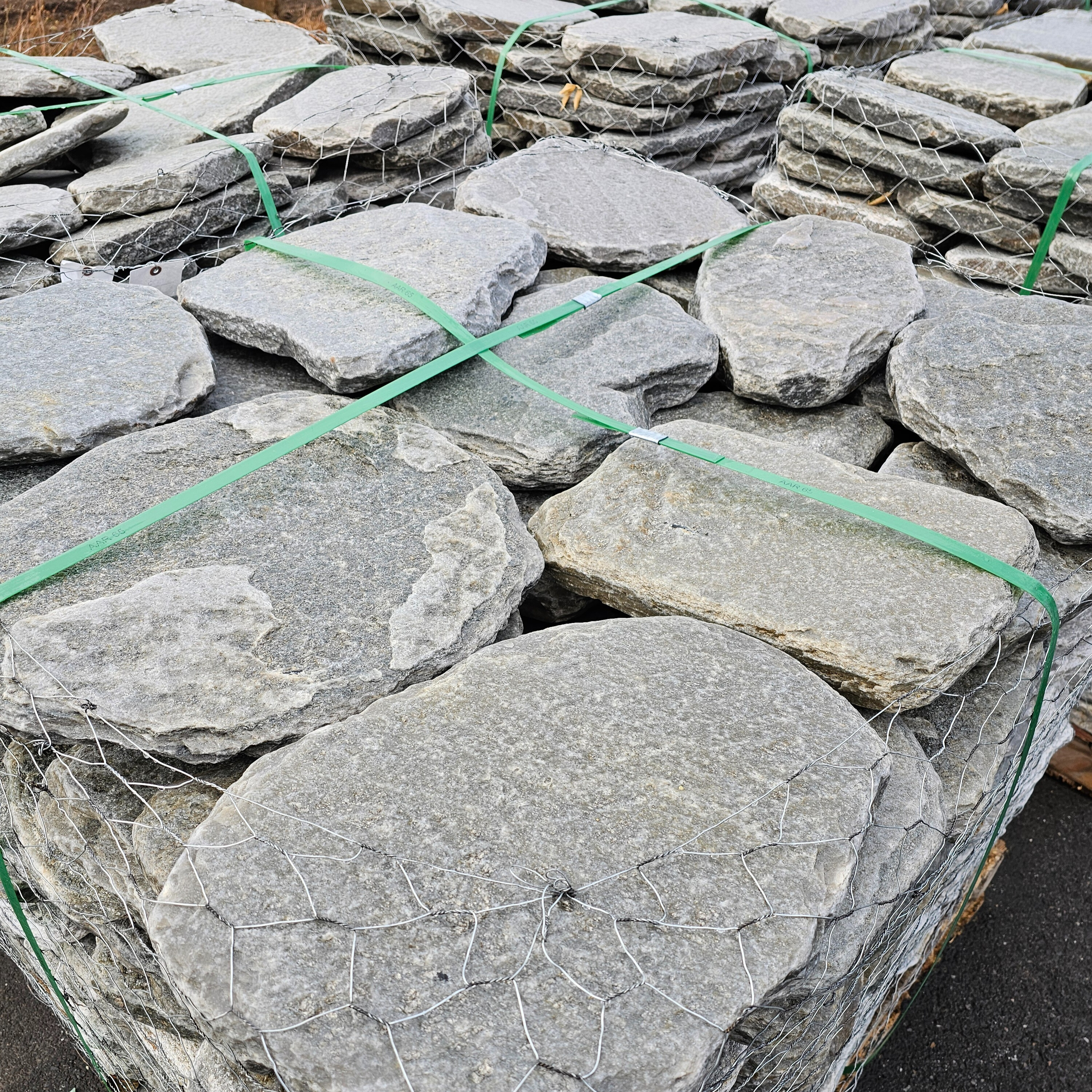 Silver Tumbled Stepping Stones