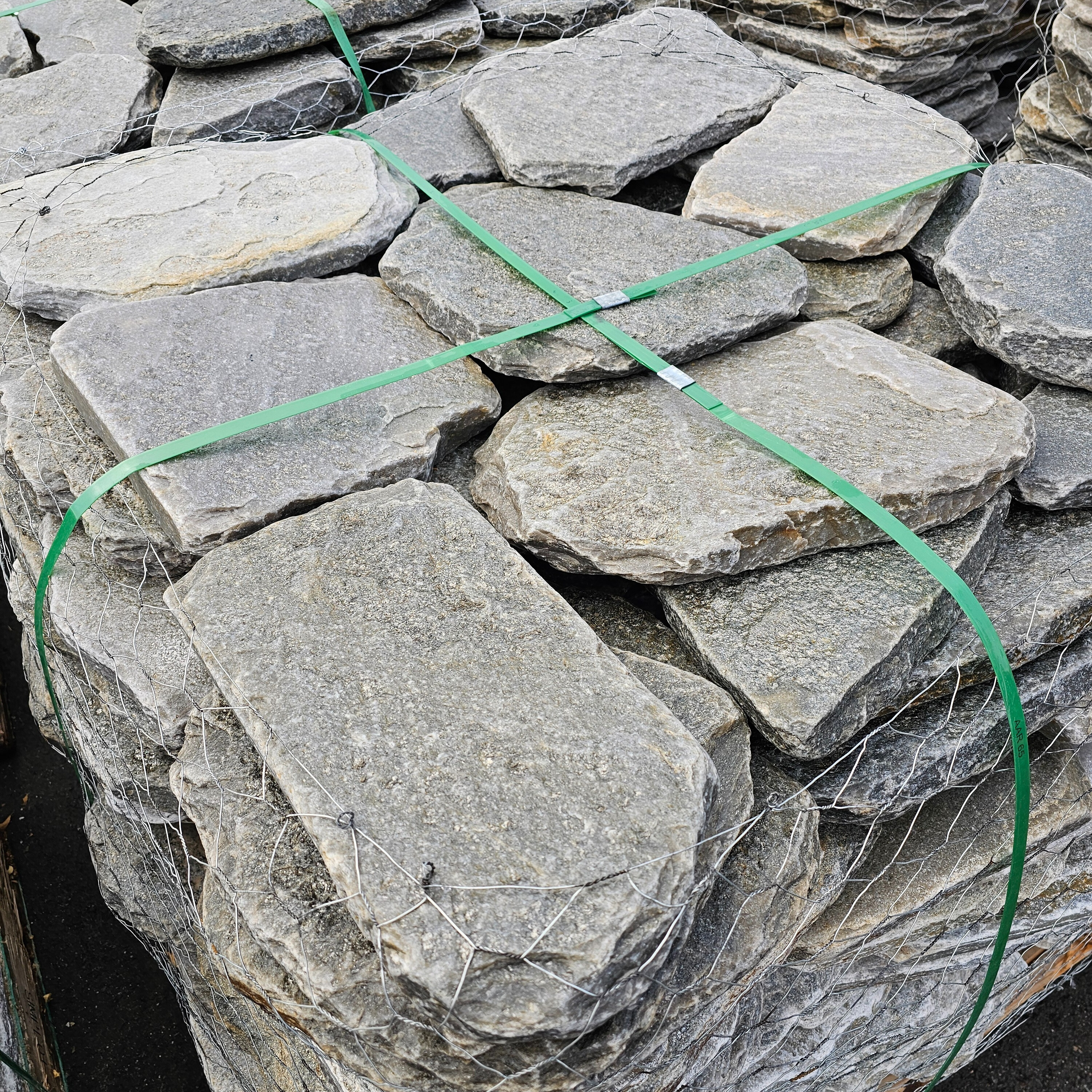 Charcoal Tumbled Stepping Stone