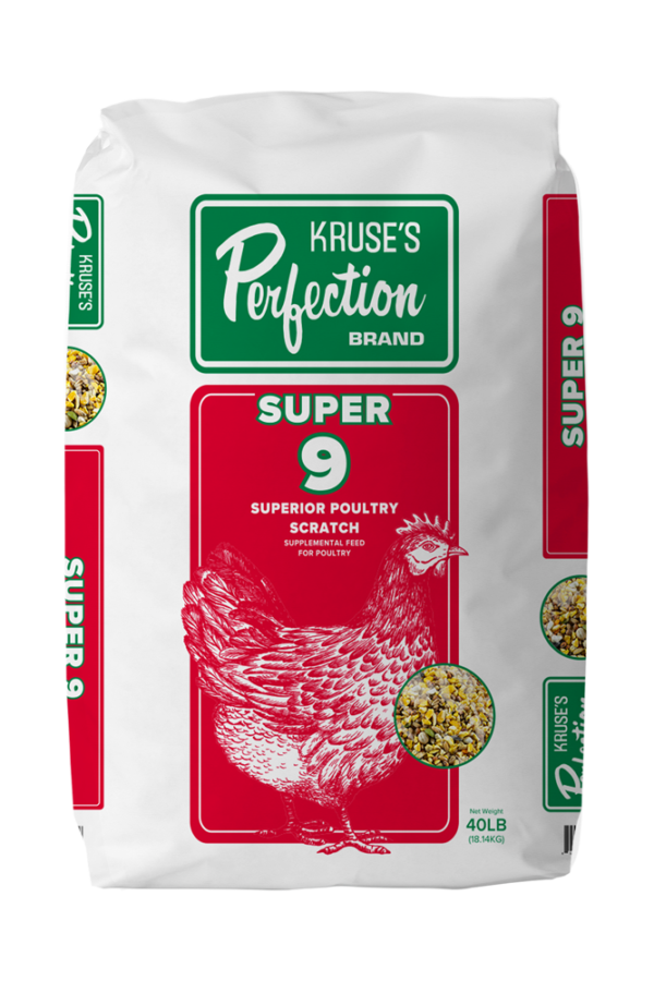 Kruse's Perfection Super 9 Hen Scratch, 40lb