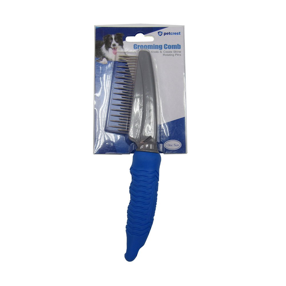 Pet Crest Dog Undercoat Grooming Comb