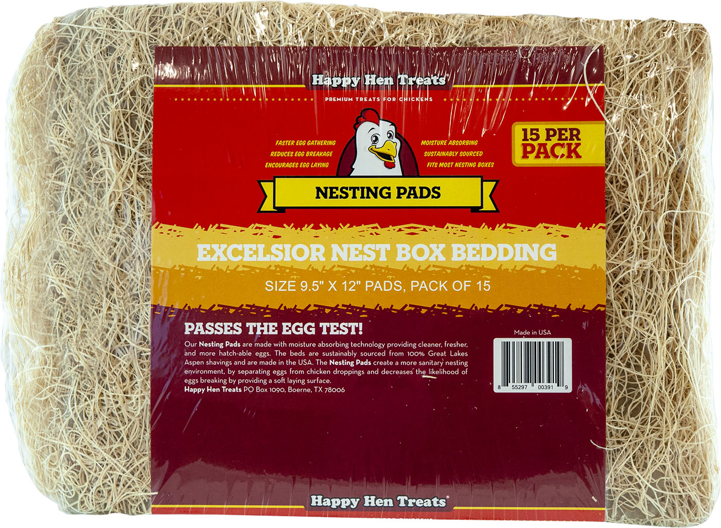 Happy Hen Nesting Pads 15 ct.