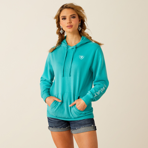 Ariat Women's Logo 2.0 Hoodie in Latigo Bay