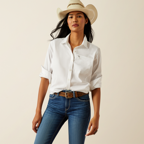 Ariat Women's White VentTek Shirt