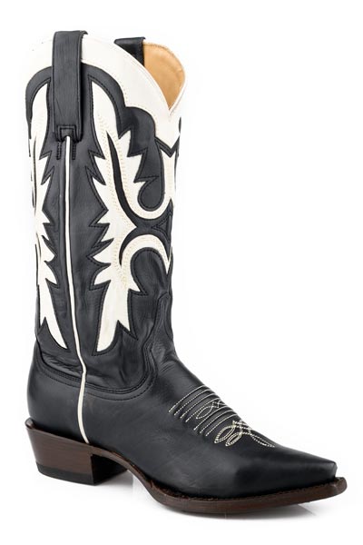 Stetson Women's Cheyenne Black Vamp 13" Western Boot