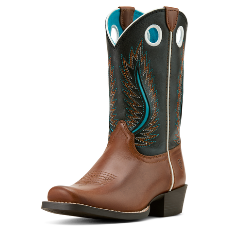 Ariat Youth Futurity Fort Worth Western Boot - Coyote Brown