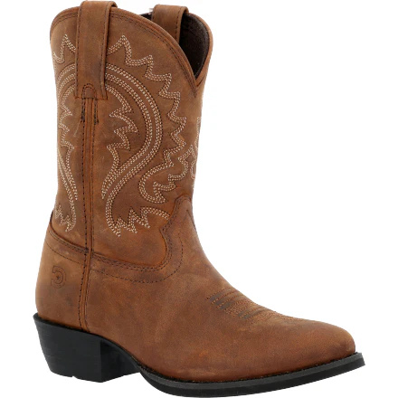 Durango Youth Over The Heel Brown Western Boot