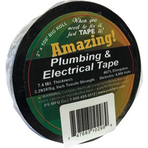2"x108' Blk Elctrcl Tape