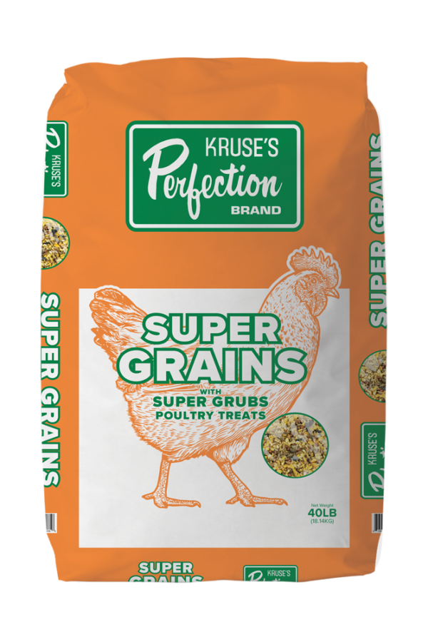 KRUSE SUPER GRAINS WITH GRUBS 40LB