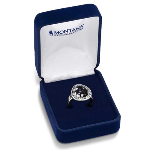 Montana Silversmiths Dark and Stormy Ring - OSFM