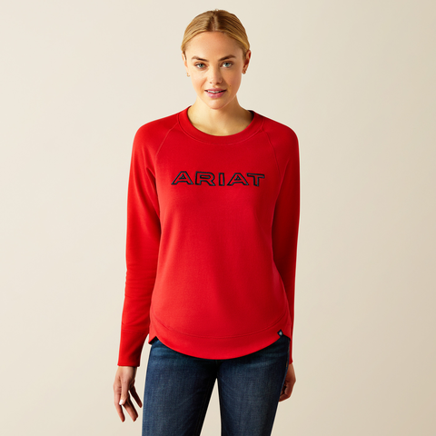 Ariat Women's Benicia Team Sweatshirt - Red